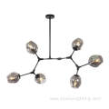 Nordic Blow Glass Pendant Lamp Modern Restaurant Chandelier